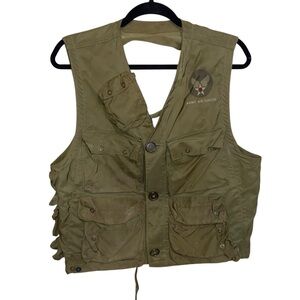 WWII Vest USAAF Army Air Force Type C-1 Emergency Sustenance Reliance Military